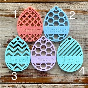 Acrylic Custom Name Easter Basket Tags